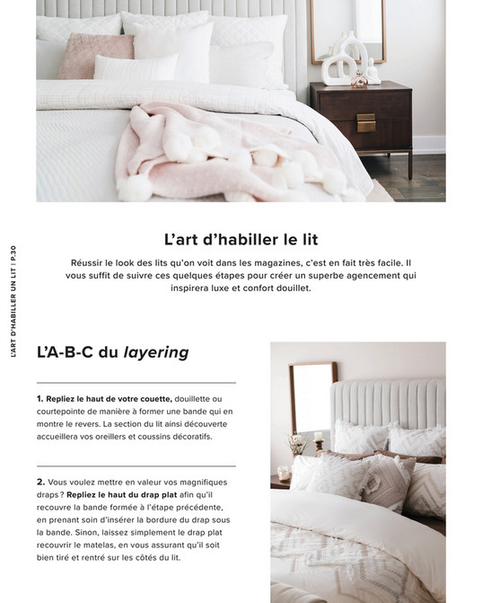 Guide D'achat De Literie Pour Un Lit Parfait | Linen Chest - Page 30-31